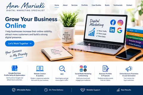 Expert Title: Digital Marketing Specialist | Website Creator | Google Business Profile Expert