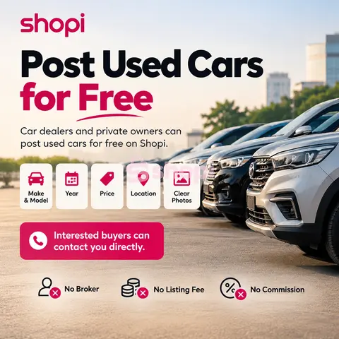Sell Your Car on Shopi for Free – No Brokers, No Commission