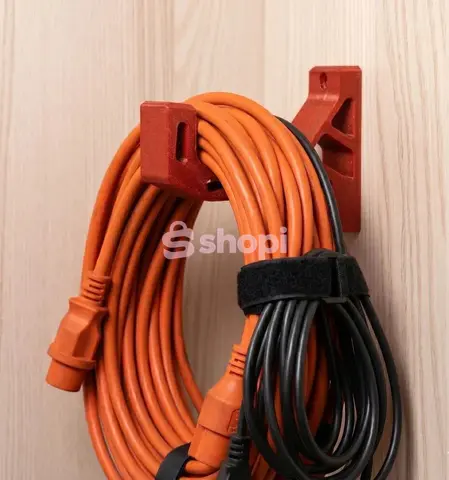 Wall Mounted Extension Cord Holder