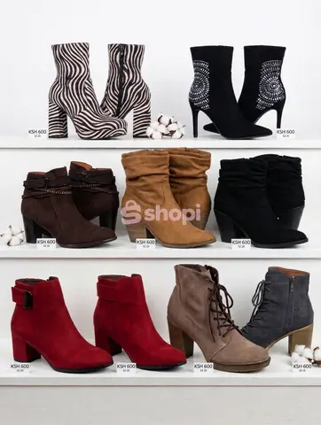 Women Heeled Ankle Boots Assorted Styles