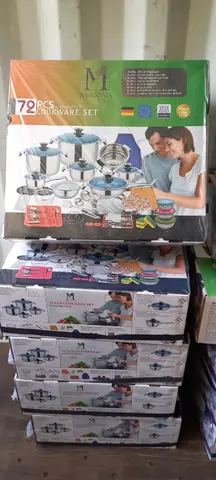 MARWA 72PIECES COOKWARE.