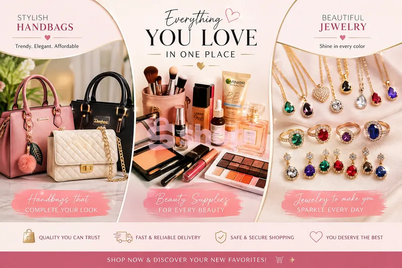 Bags, Beauty Supplies and Jewelry Collection