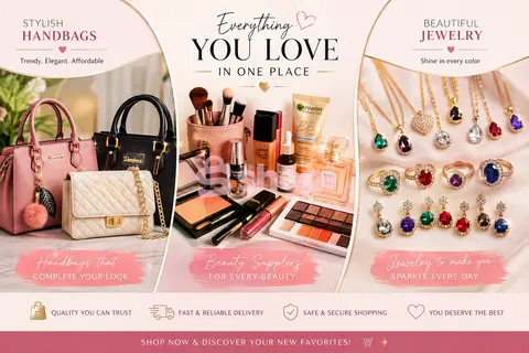 Bags, Beauty Supplies and Jewelry Collection